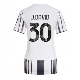 Dámské fotbalový oblečení Juventus Jonathan David #30 Domácí košile 2025-26 Krátkým Rukávem